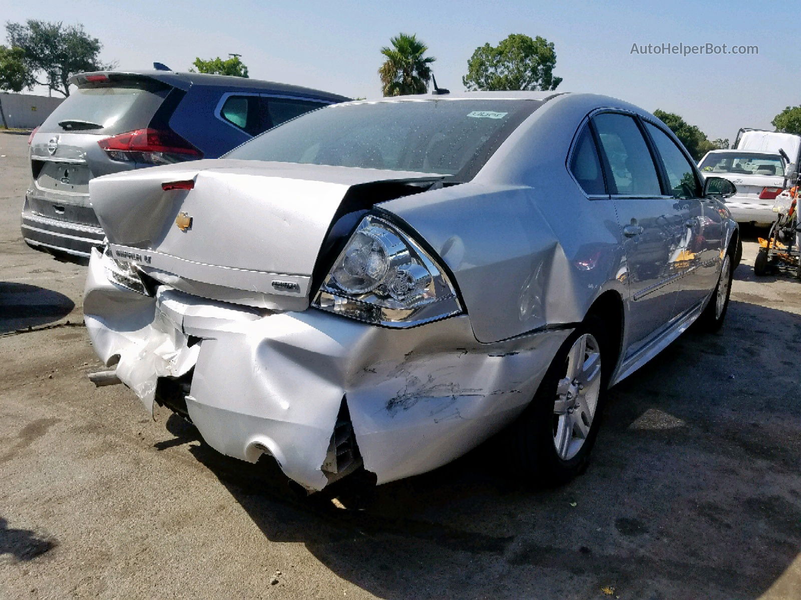 2016 Chevrolet Impala Limited Lt Silver vin: 2G1WB5E32G1177824