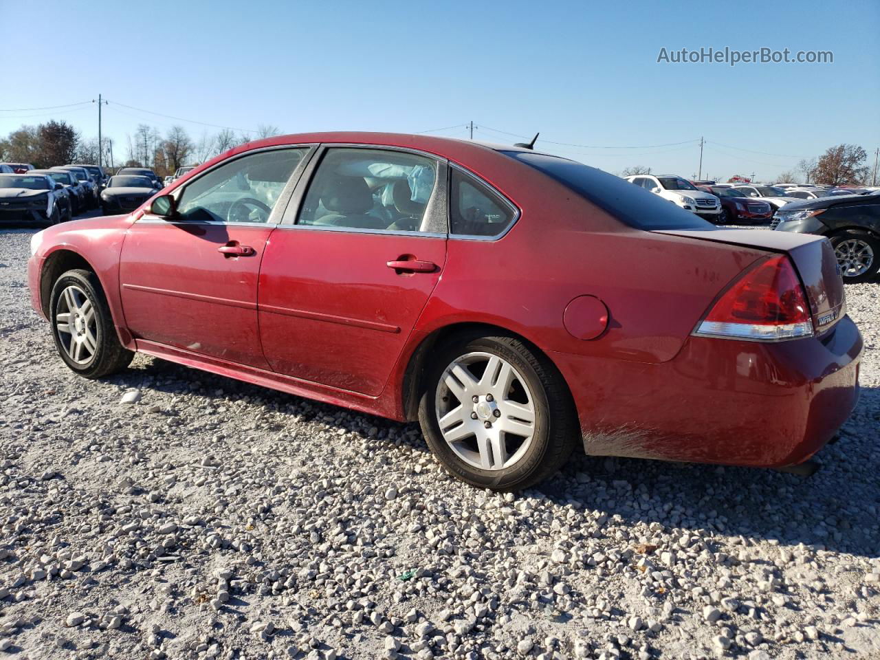 2014 Chevrolet Impala Limited Lt Red vin: 2G1WB5E33E1107746