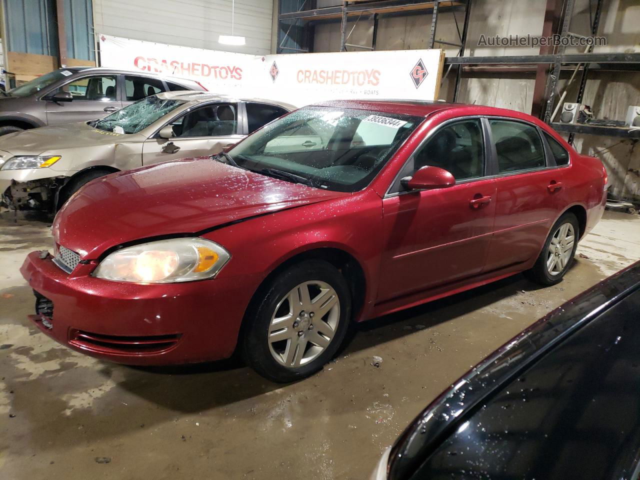 2014 Chevrolet Impala Limited Lt Red vin: 2G1WB5E33E1116706