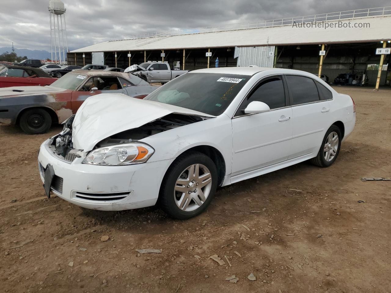 2016 Chevrolet Impala Limited Lt White vin: 2G1WB5E33G1150289