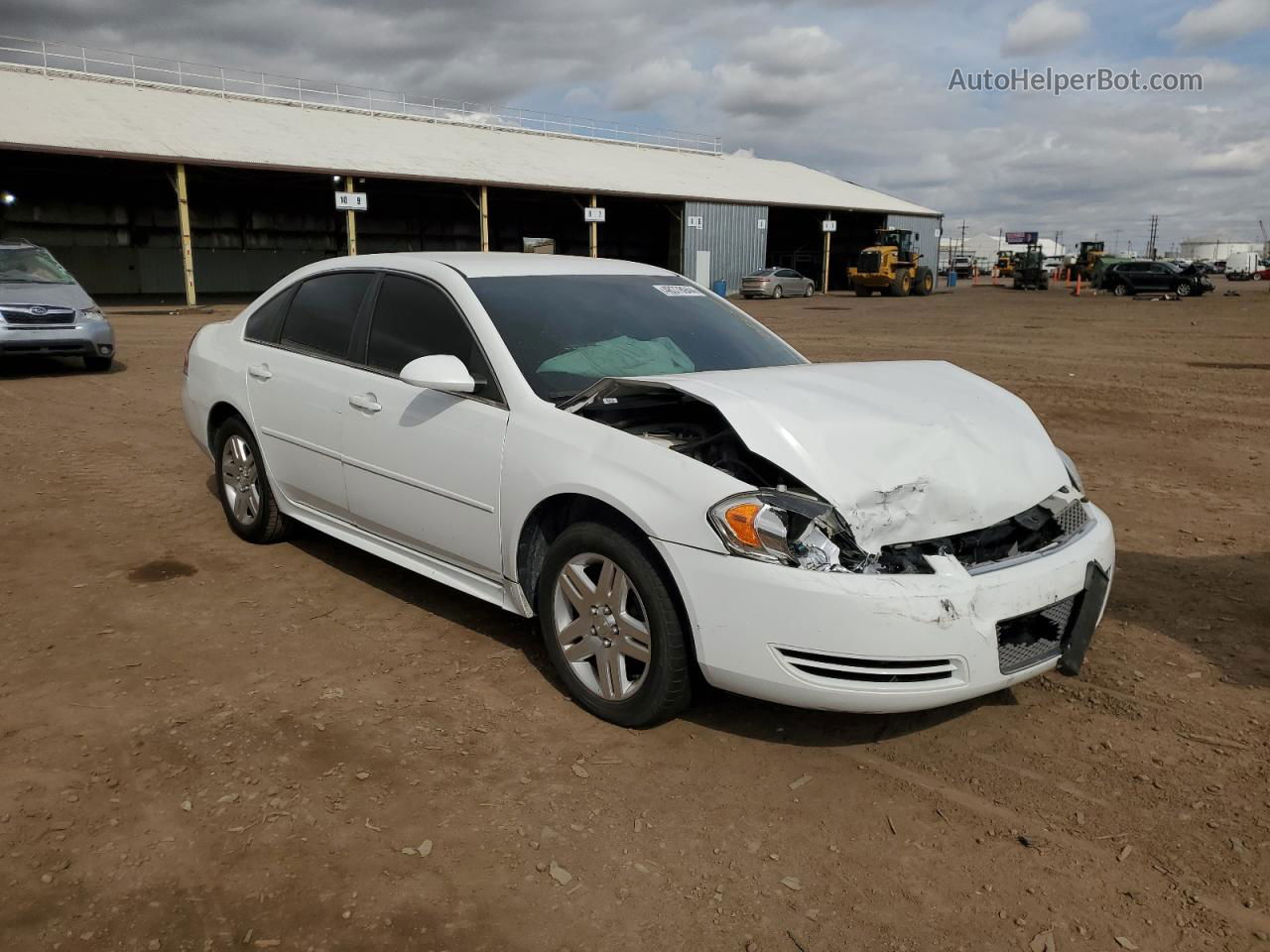 2016 Chevrolet Impala Limited Lt White vin: 2G1WB5E33G1150289