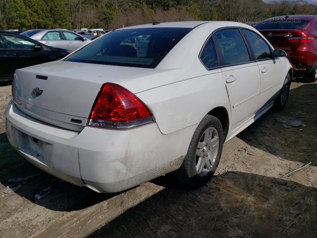 2016 Chevrolet Impala Limited Lt White vin: 2G1WB5E33G1166248