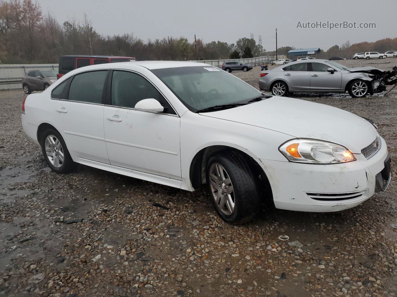 2016 Chevrolet Impala Limited Lt White vin: 2G1WB5E33G1183843