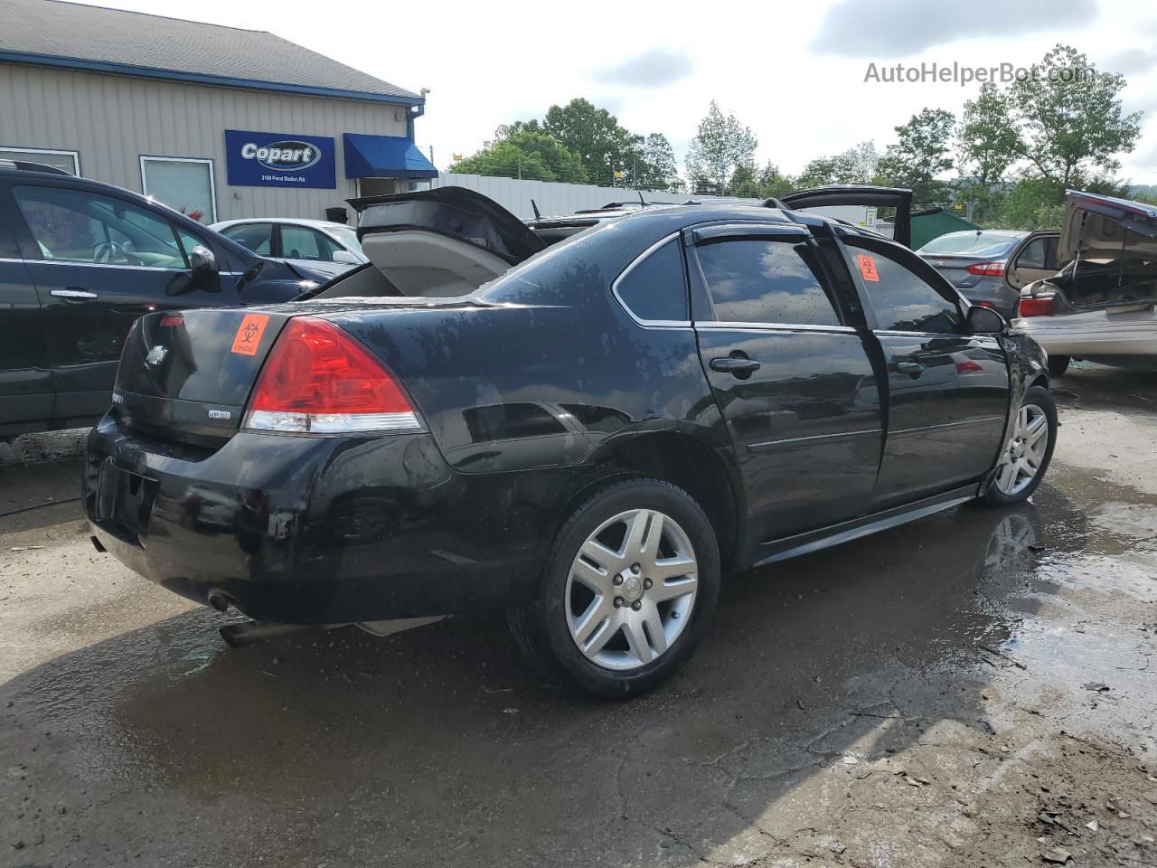 2014 Chevrolet Impala Limited Lt Black vin: 2G1WB5E34E1110347