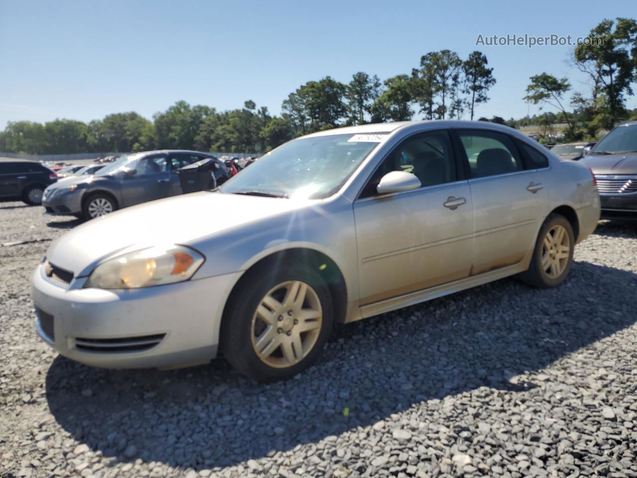 2014 Chevrolet Impala Limited Lt Silver vin: 2G1WB5E34E1117069