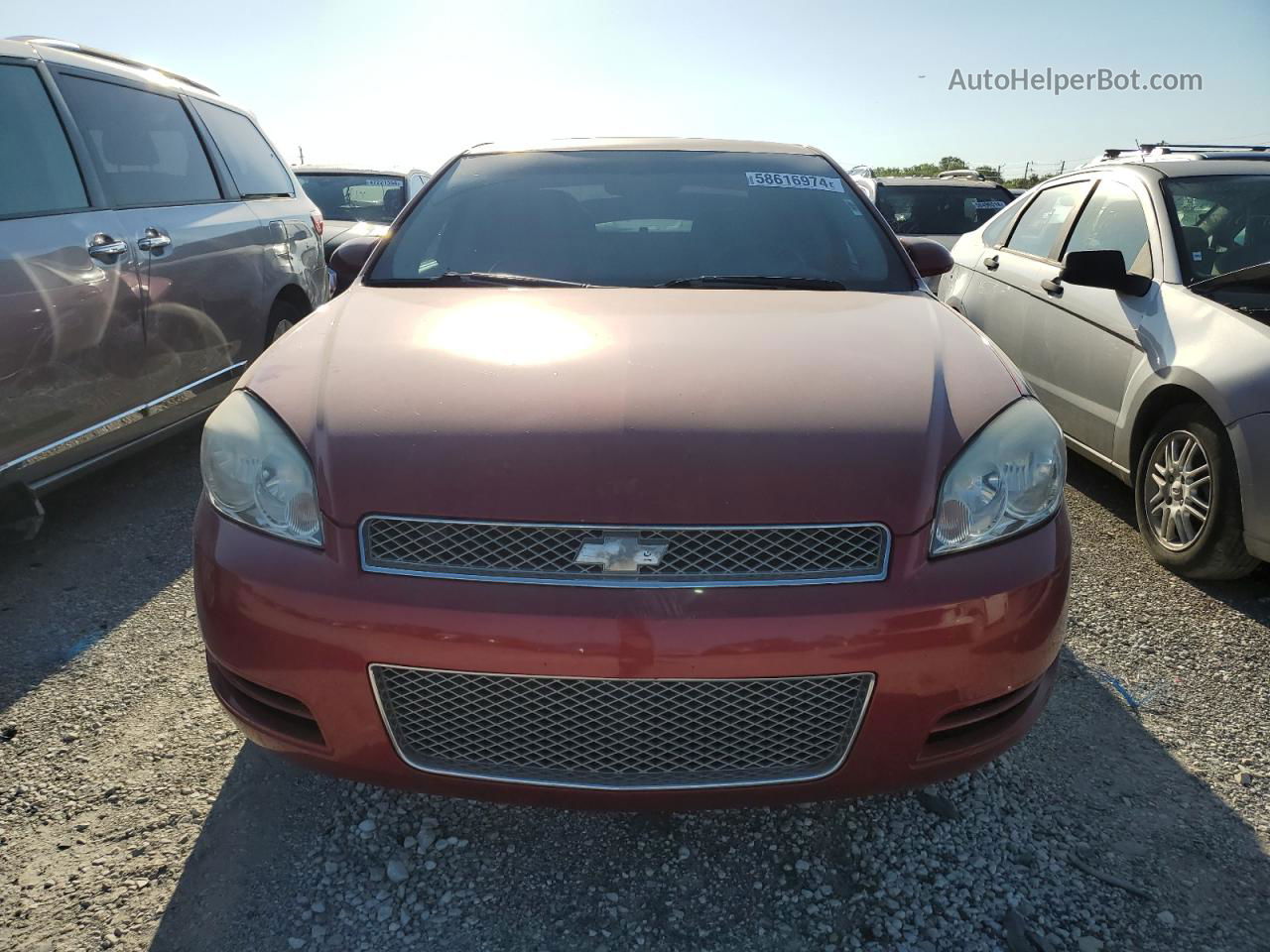 2016 Chevrolet Impala Limited Lt Red vin: 2G1WB5E34E1126760