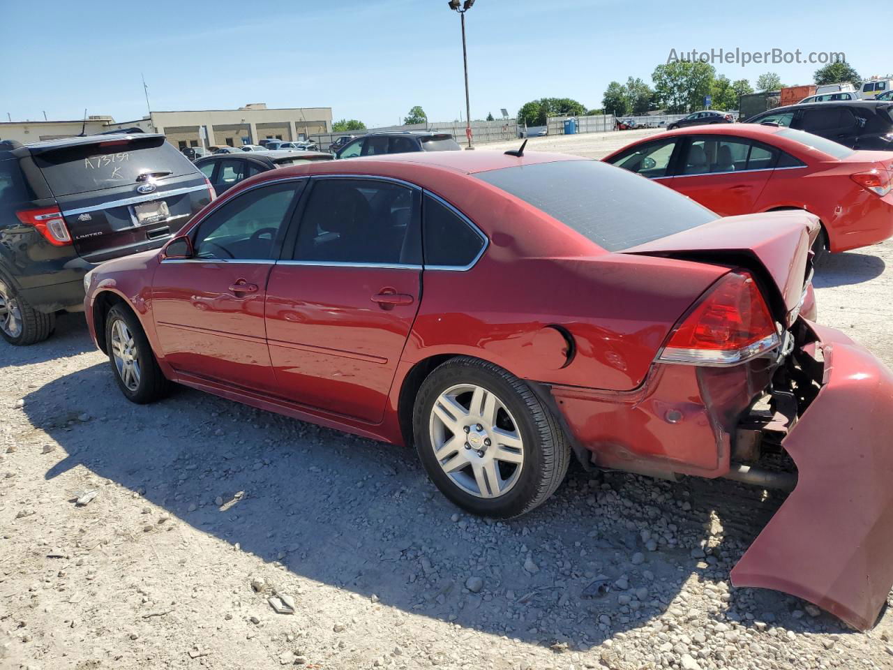 2016 Chevrolet Impala Limited Lt Red vin: 2G1WB5E34E1126760