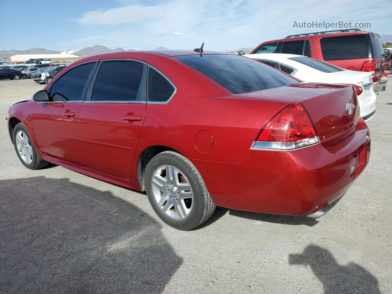 2014 Chevrolet Impala Limited Lt Red vin: 2G1WB5E34E1183234