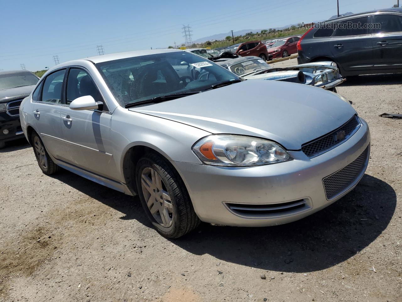 2016 Chevrolet Impala Limited Lt Silver vin: 2G1WB5E34G1158577