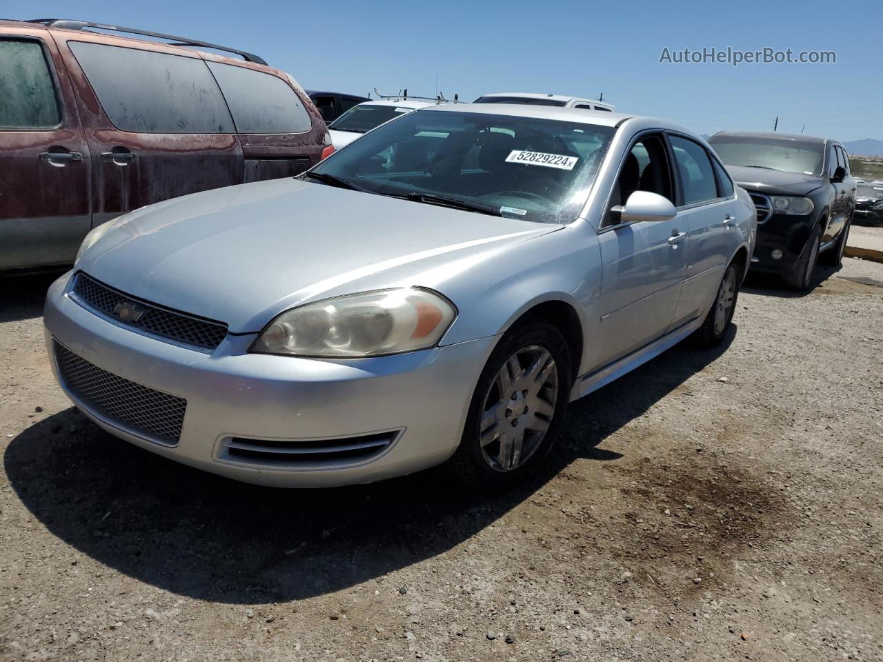 2016 Chevrolet Impala Limited Lt Silver vin: 2G1WB5E34G1158577