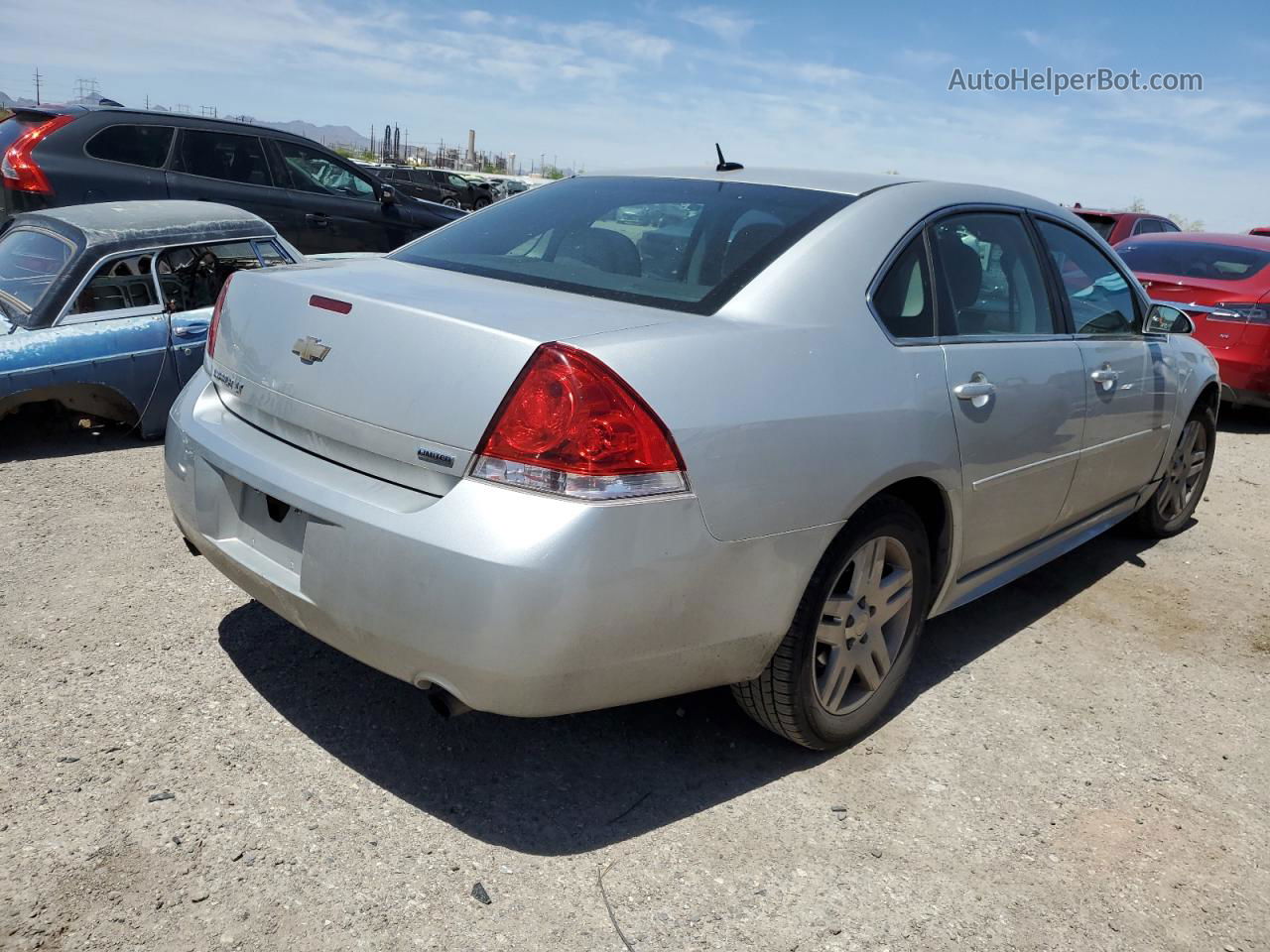 2016 Chevrolet Impala Limited Lt Silver vin: 2G1WB5E34G1158577