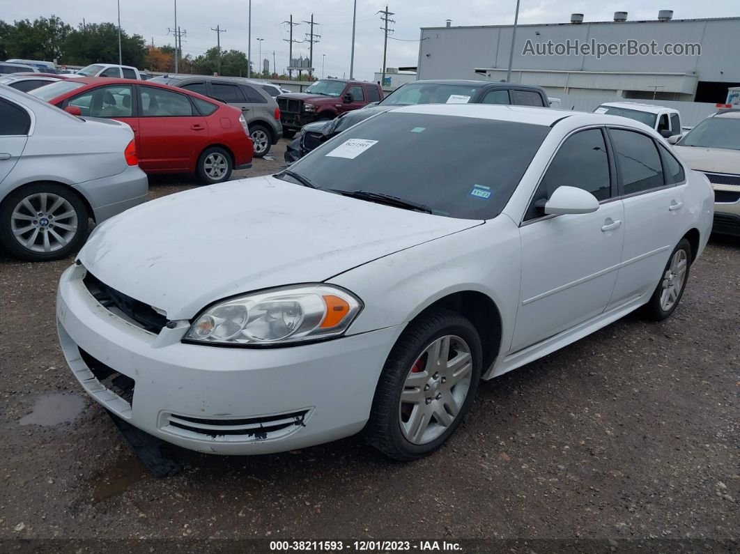 2016 Chevrolet Impala Limited Lt White vin: 2G1WB5E34G1182913