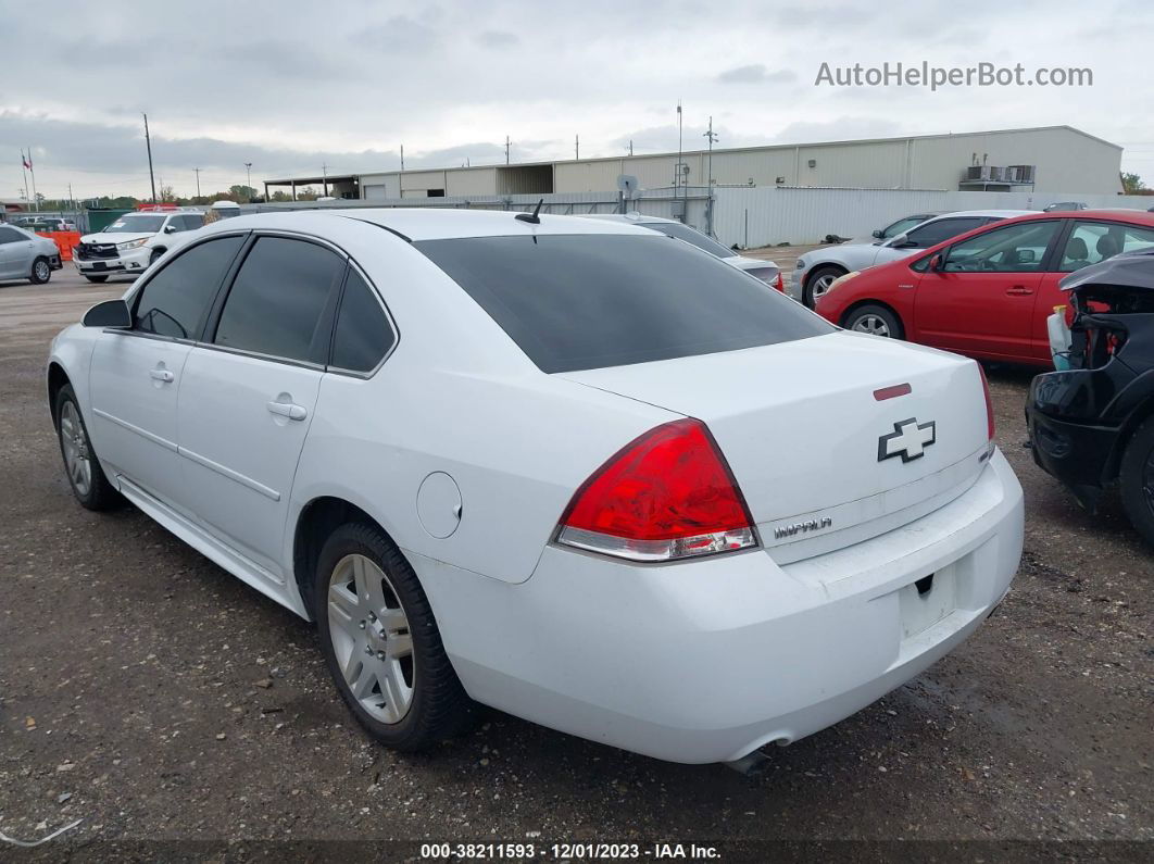 2016 Chevrolet Impala Limited Lt White vin: 2G1WB5E34G1182913