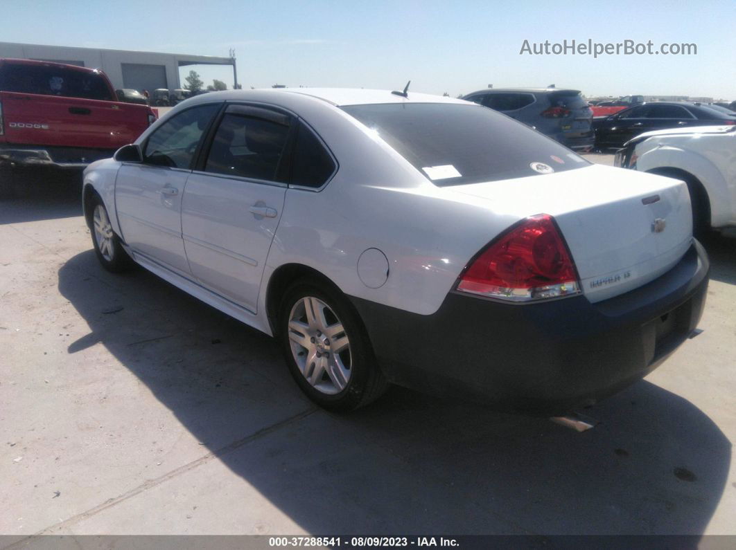 2016 Chevrolet Impala Limited Lt White vin: 2G1WB5E34G1186198