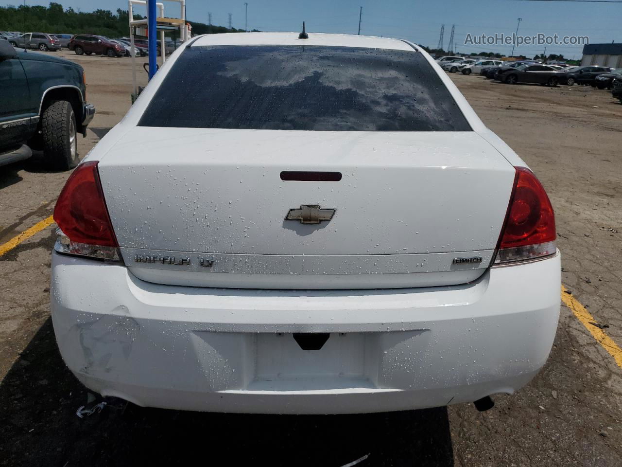 2014 Chevrolet Impala Limited Lt White vin: 2G1WB5E35E1127335