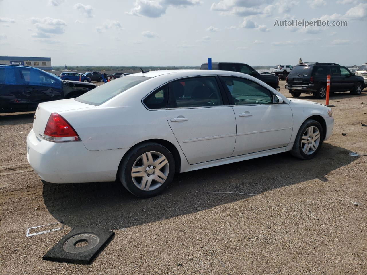 2014 Chevrolet Impala Limited Lt White vin: 2G1WB5E35E1139422