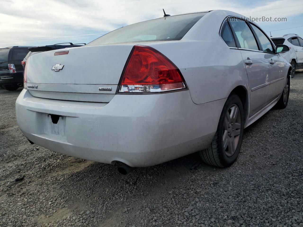 2014 Chevrolet Impala Limited Lt White vin: 2G1WB5E35E1145060