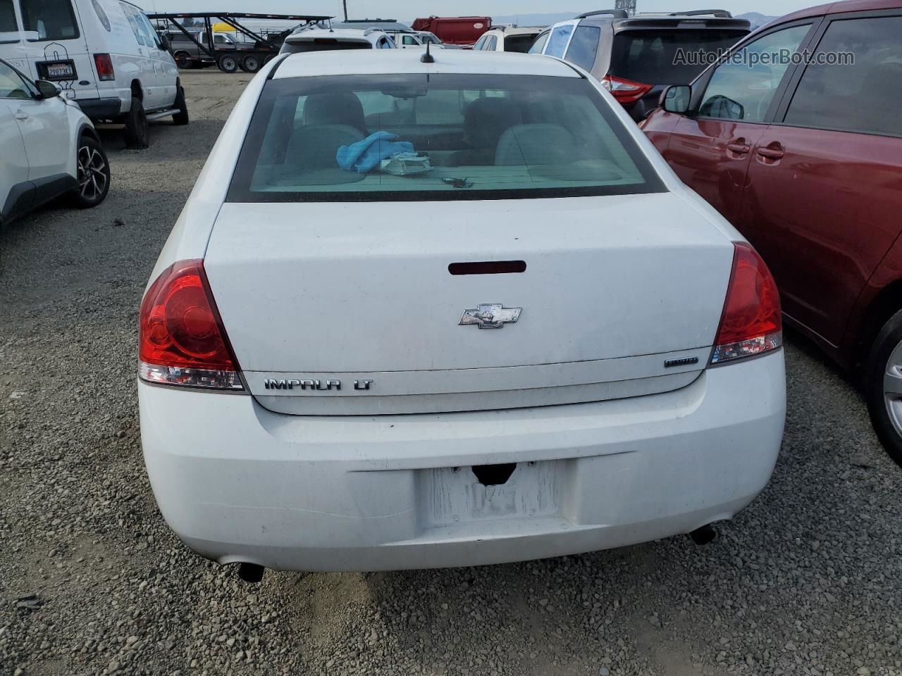 2014 Chevrolet Impala Limited Lt White vin: 2G1WB5E35E1145060