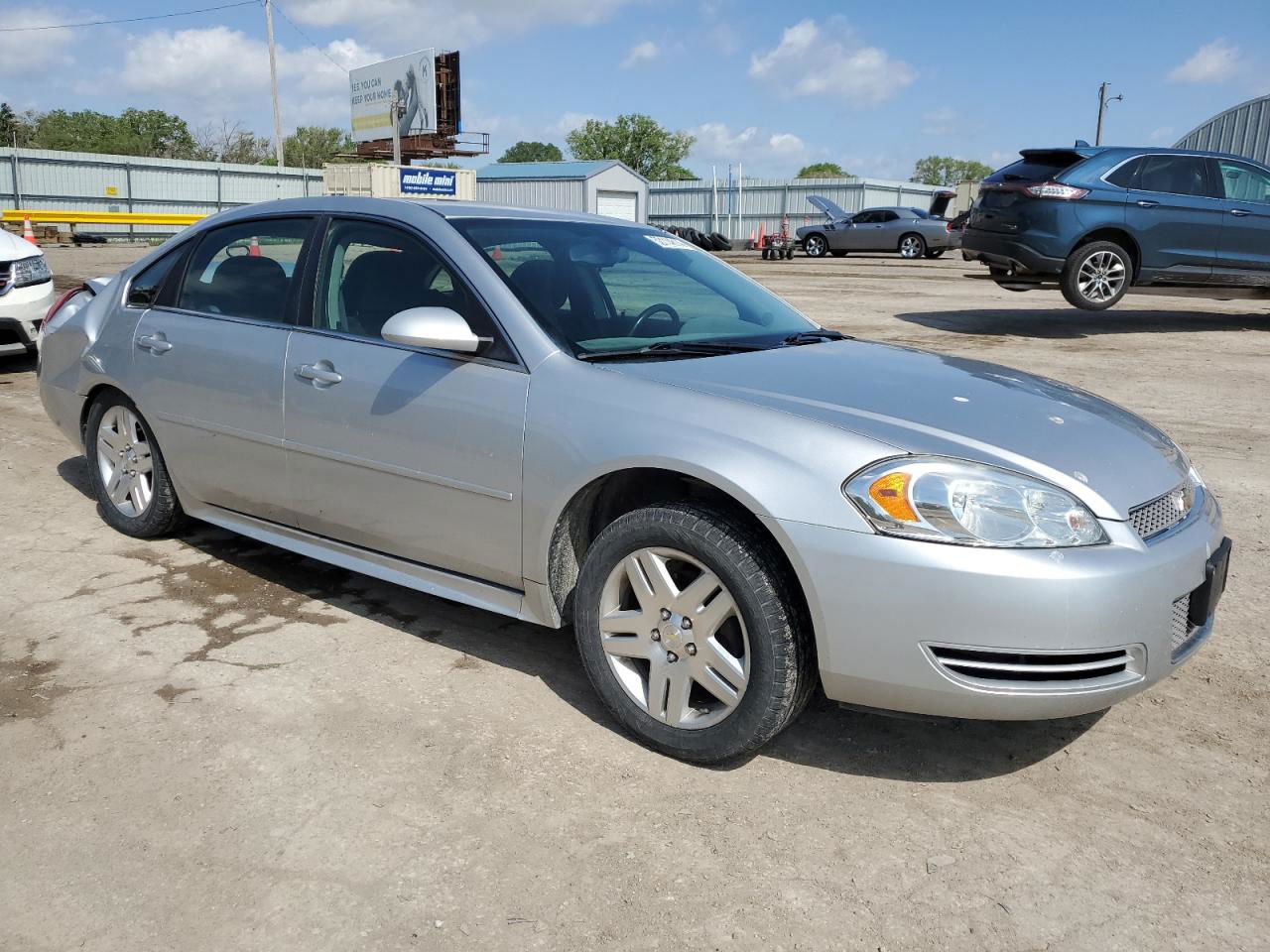 2014 Chevrolet Impala Limited Lt Silver vin: 2G1WB5E35E1173389