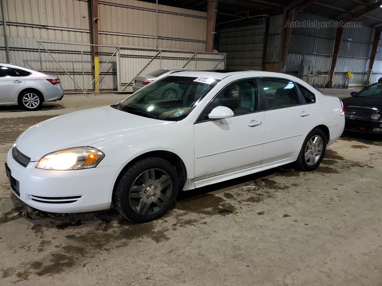 2014 Chevrolet Impala Limited Lt White vin: 2G1WB5E36E1144807