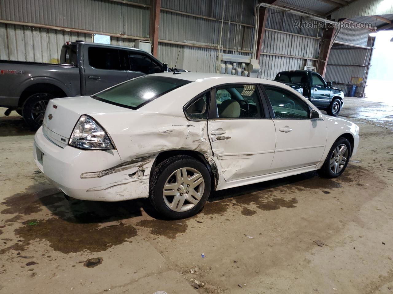 2014 Chevrolet Impala Limited Lt White vin: 2G1WB5E36E1144807