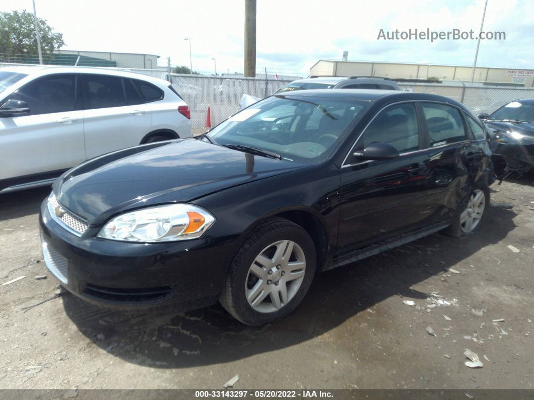 2016 Chevrolet Impala Limited Lt Black vin: 2G1WB5E36G1146446