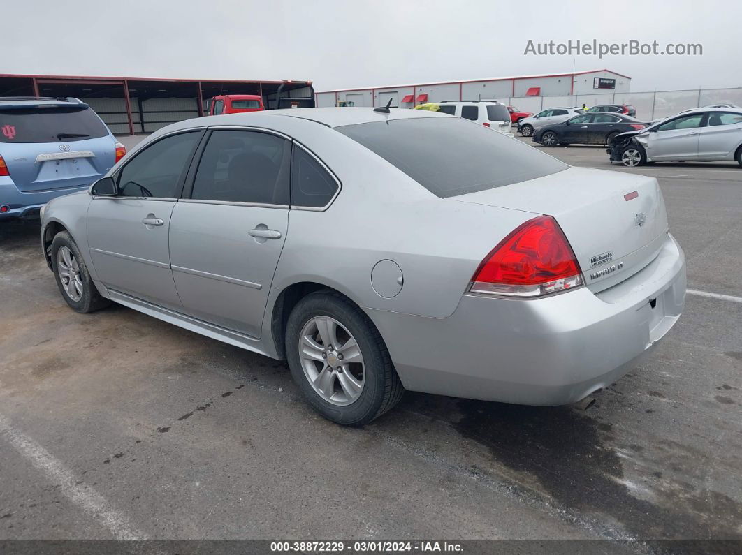 2014 Chevrolet Impala Limited Lt Silver vin: 2G1WB5E37E1114182