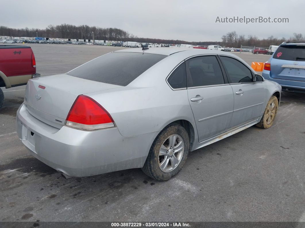 2014 Chevrolet Impala Limited Lt Silver vin: 2G1WB5E37E1114182