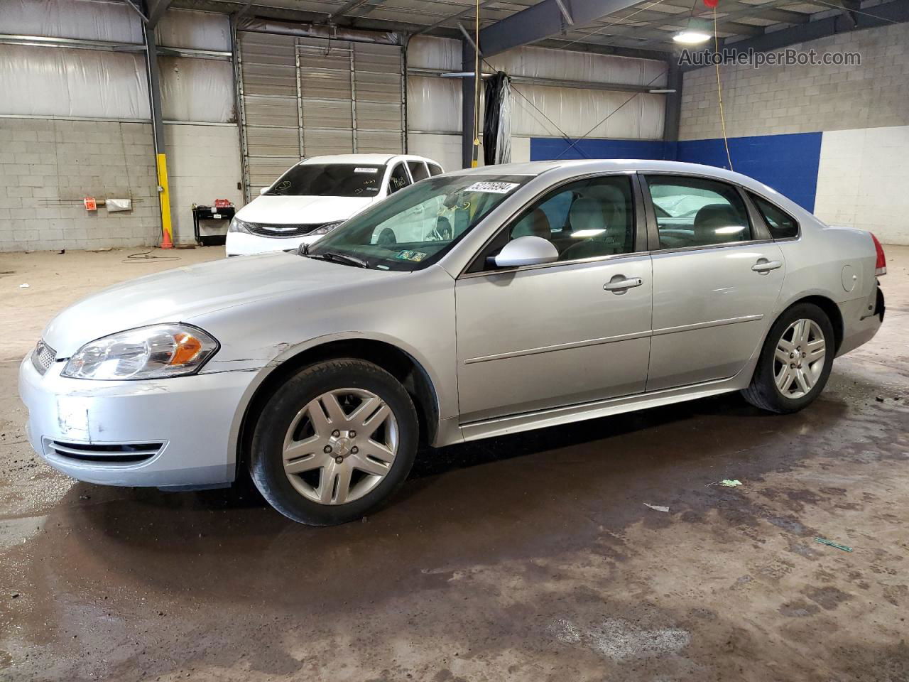 2014 Chevrolet Impala Limited Lt Silver vin: 2G1WB5E37E1118832