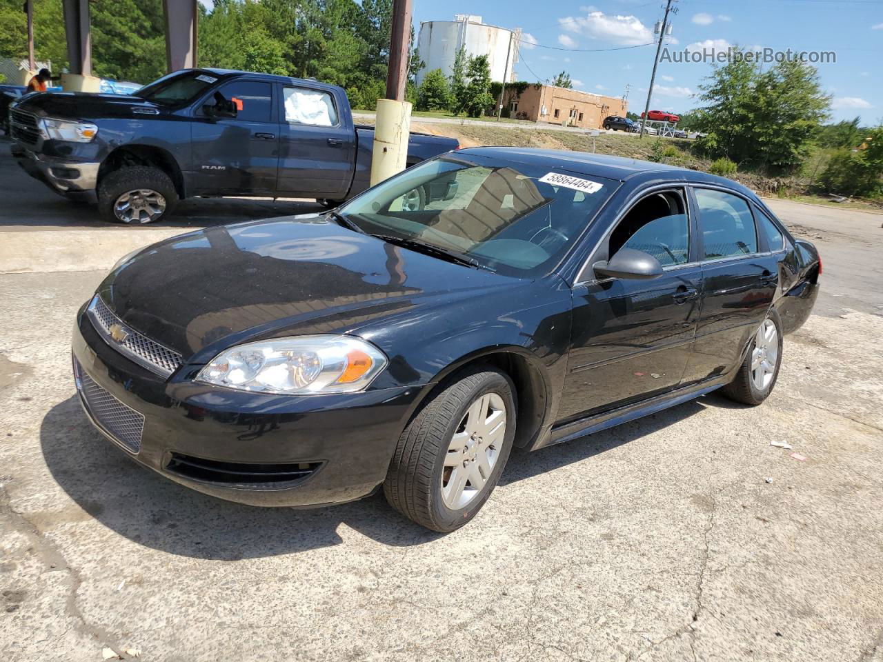 2014 Chevrolet Impala Limited Lt Black vin: 2G1WB5E37E1134481