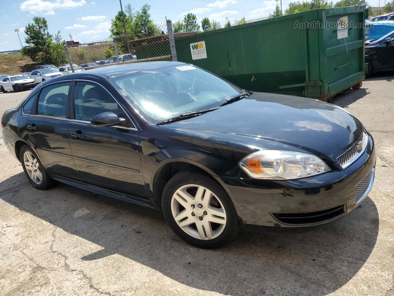 2014 Chevrolet Impala Limited Lt Black vin: 2G1WB5E37E1134481