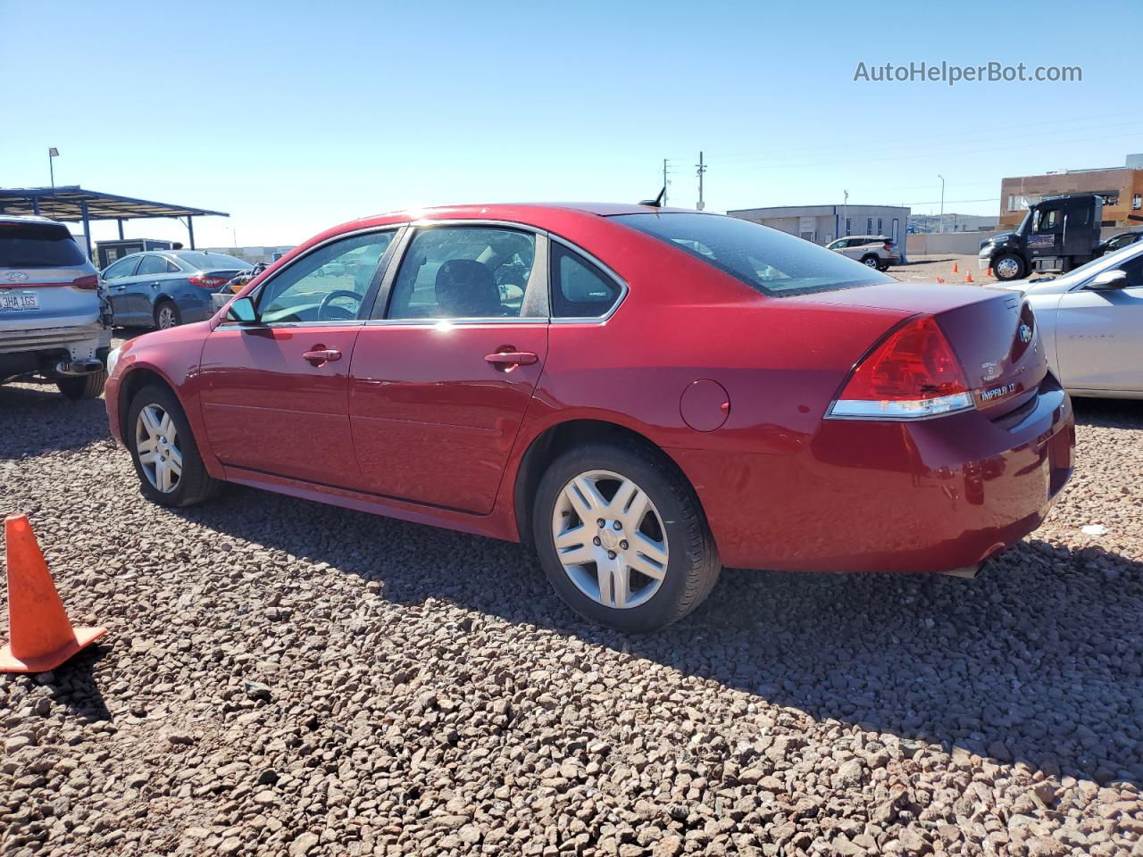 2014 Chevrolet Impala Limited Lt Burgundy vin: 2G1WB5E37E1169389