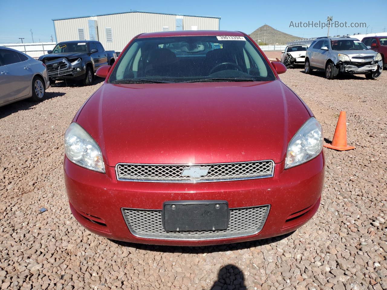 2014 Chevrolet Impala Limited Lt Burgundy vin: 2G1WB5E37E1169389