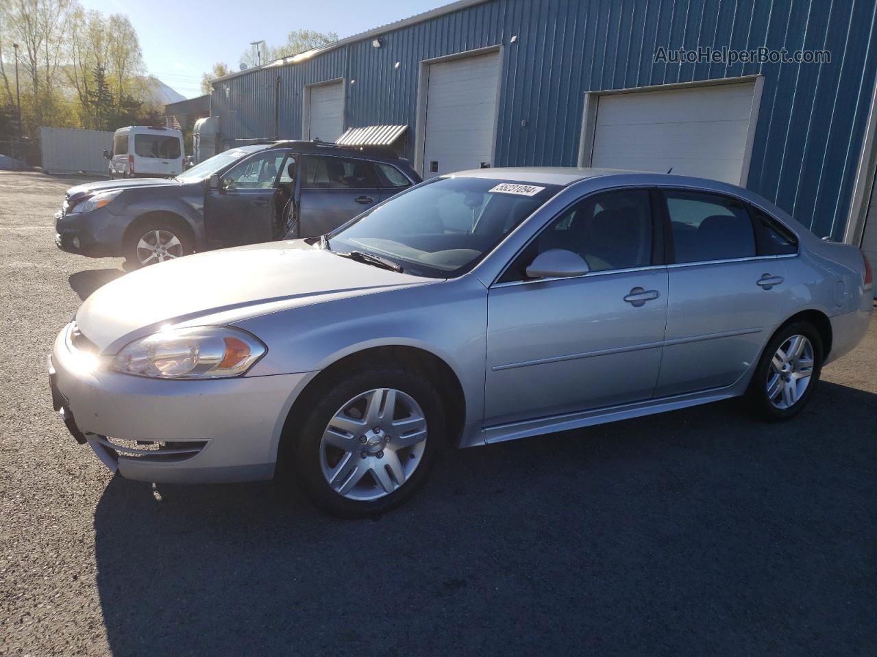 2014 Chevrolet Impala Limited Lt Silver vin: 2G1WB5E38E1109119