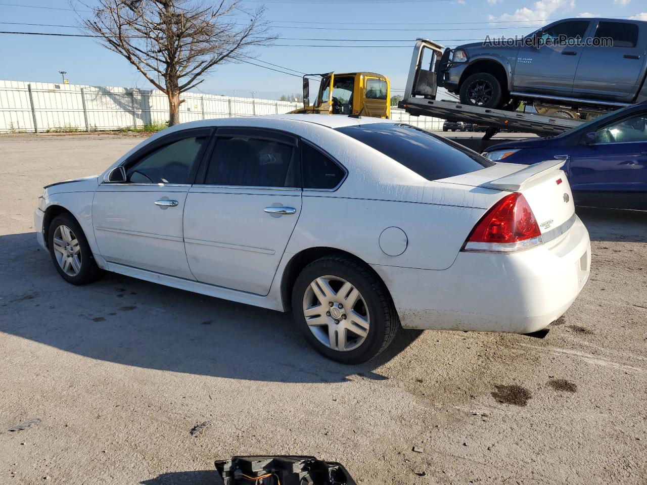 2014 Chevrolet Impala Limited Lt White vin: 2G1WB5E38E1122243