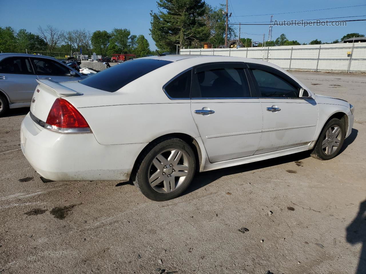 2014 Chevrolet Impala Limited Lt White vin: 2G1WB5E38E1122243