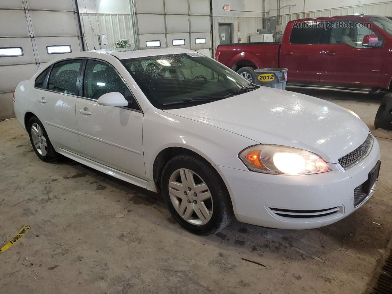 2014 Chevrolet Impala Limited Lt White vin: 2G1WB5E38E1132416