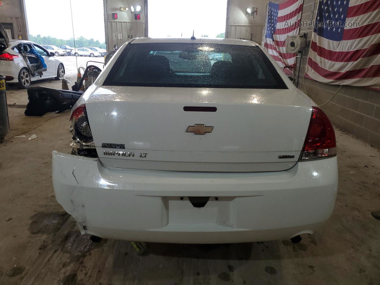 2014 Chevrolet Impala Limited Lt White vin: 2G1WB5E38E1132416