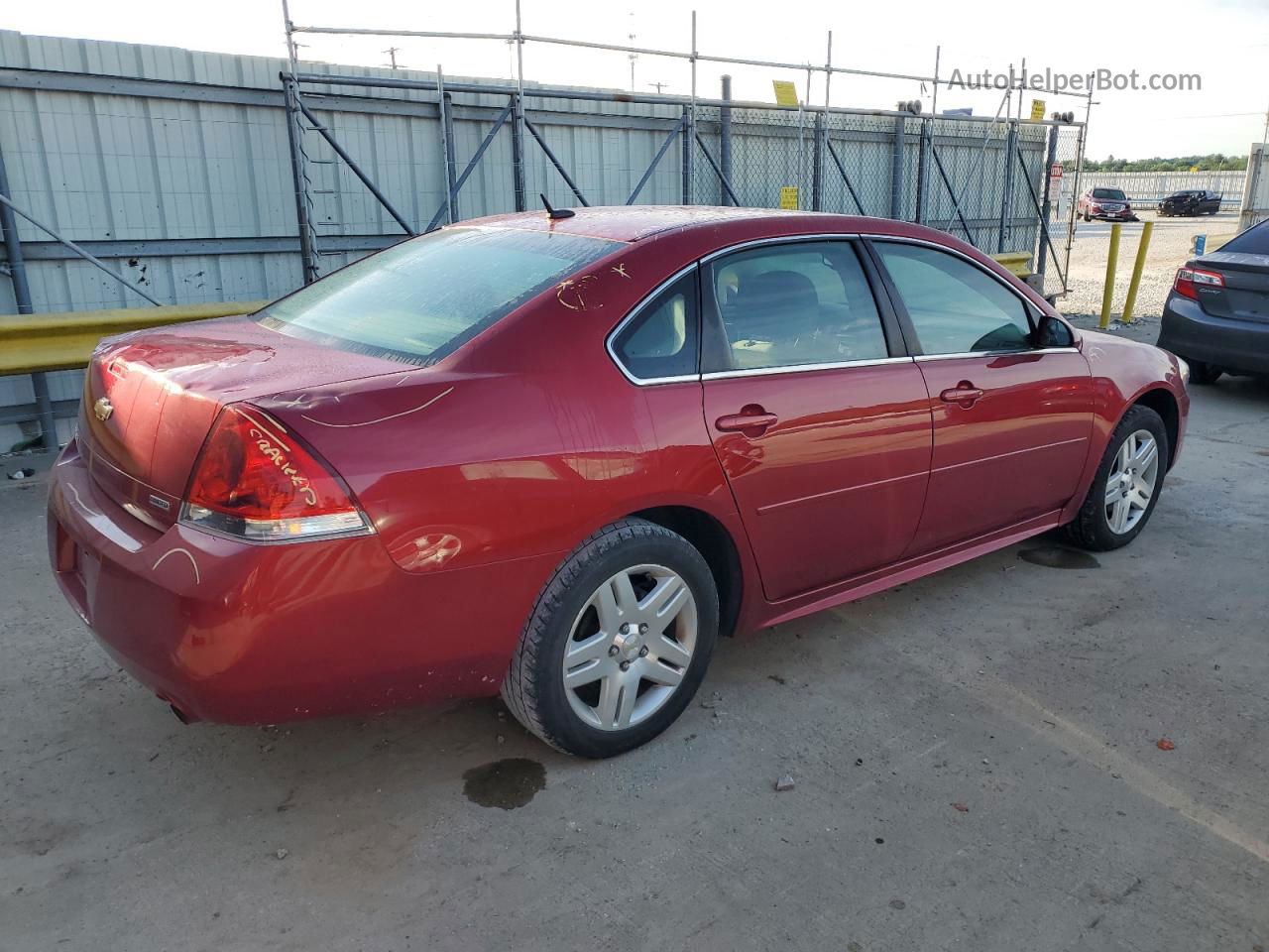 2014 Chevrolet Impala Limited Lt Red vin: 2G1WB5E38E1136918