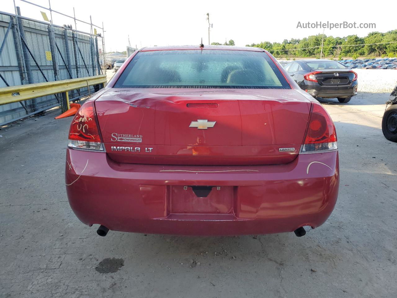 2014 Chevrolet Impala Limited Lt Red vin: 2G1WB5E38E1136918