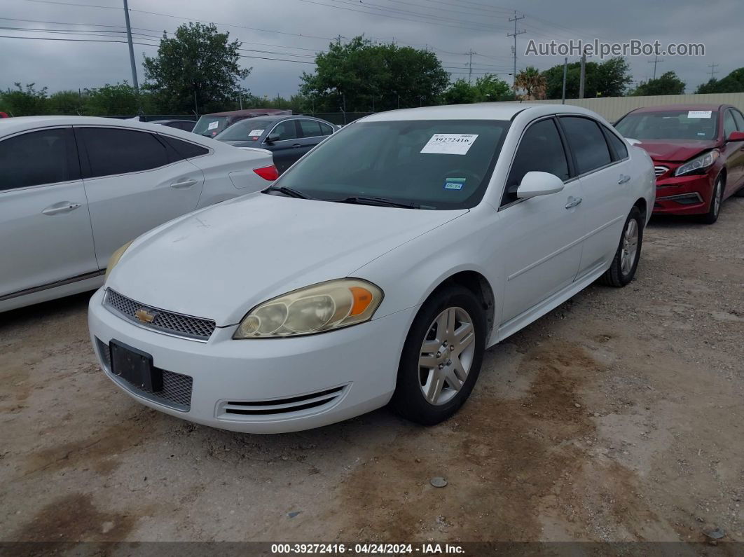 2014 Chevrolet Impala Limited Lt White vin: 2G1WB5E38E1144808