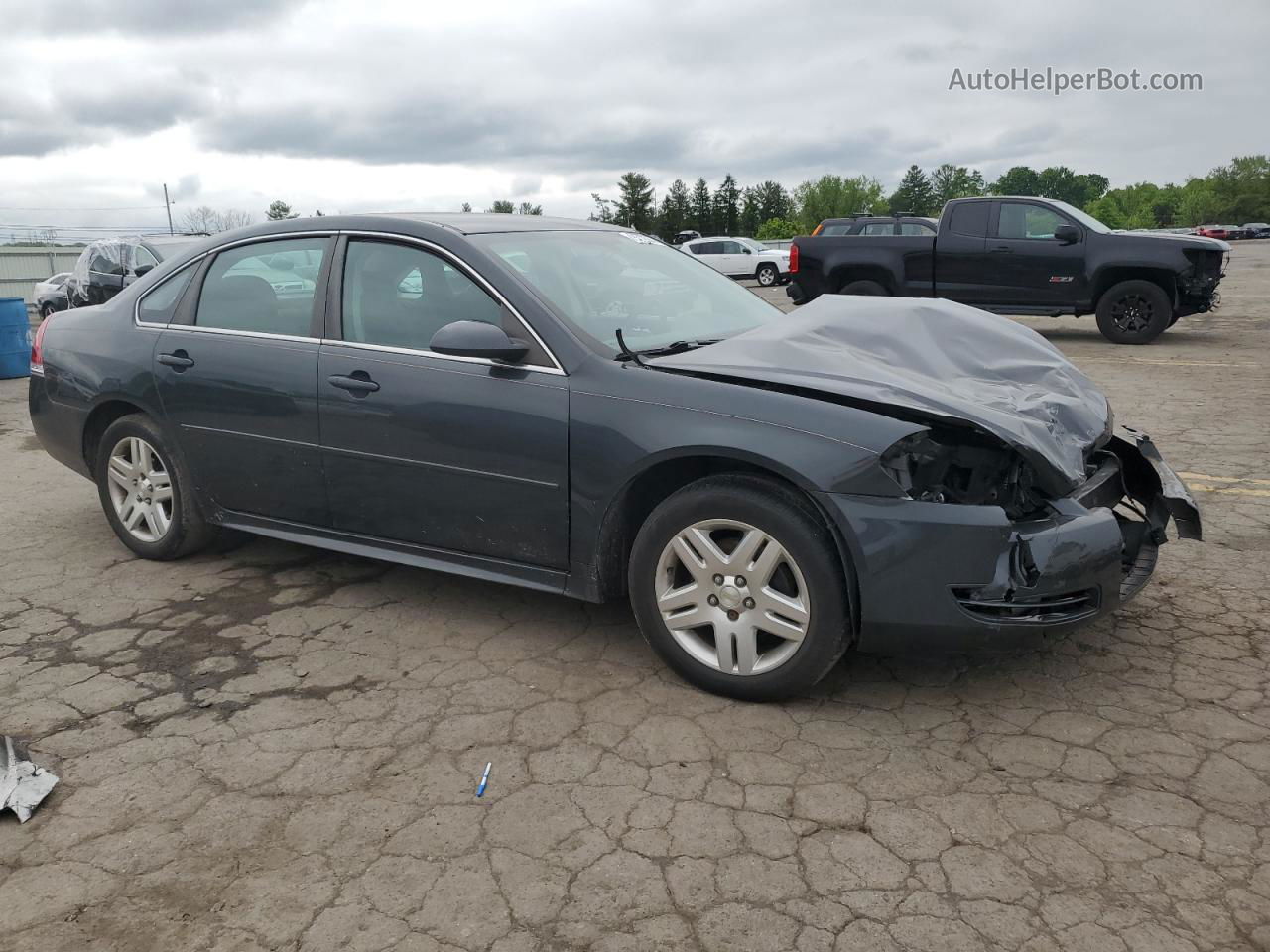 2014 Chevrolet Impala Limited Lt Угольный vin: 2G1WB5E38E1188159