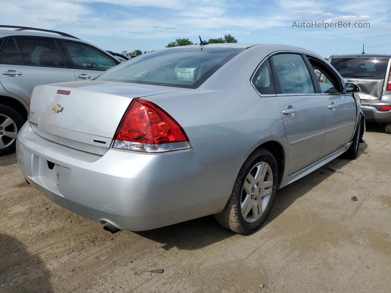 2016 Chevrolet Impala Limited Lt Silver vin: 2G1WB5E38G1123377