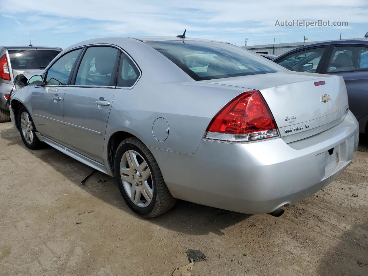 2016 Chevrolet Impala Limited Lt Silver vin: 2G1WB5E38G1123377