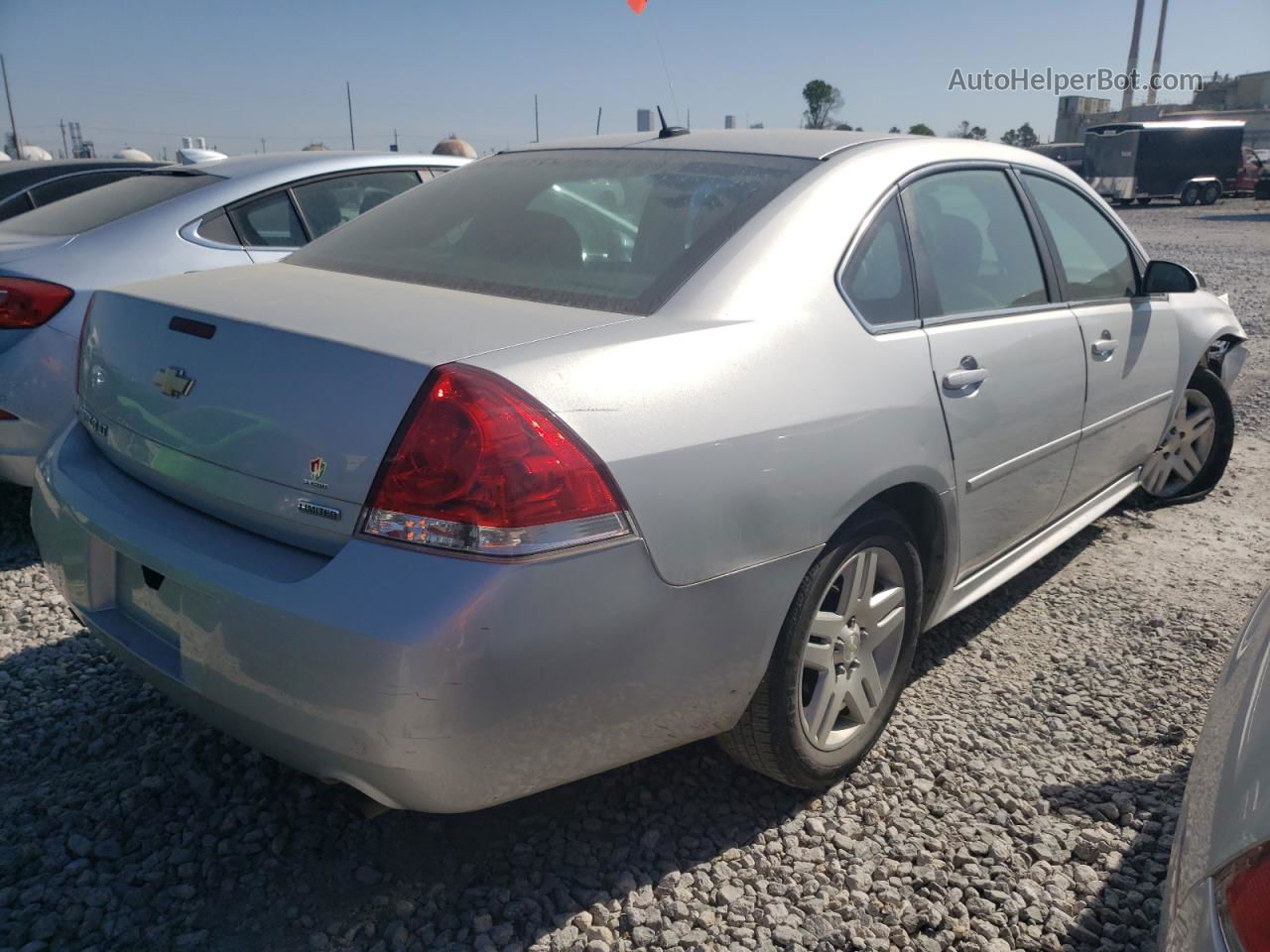 2016 Chevrolet Impala Limited Lt Silver vin: 2G1WB5E38G1154788