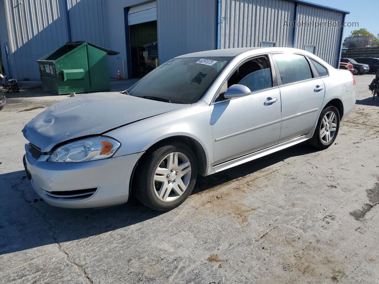 2016 Chevrolet Impala Limited Lt Silver vin: 2G1WB5E38G1154788