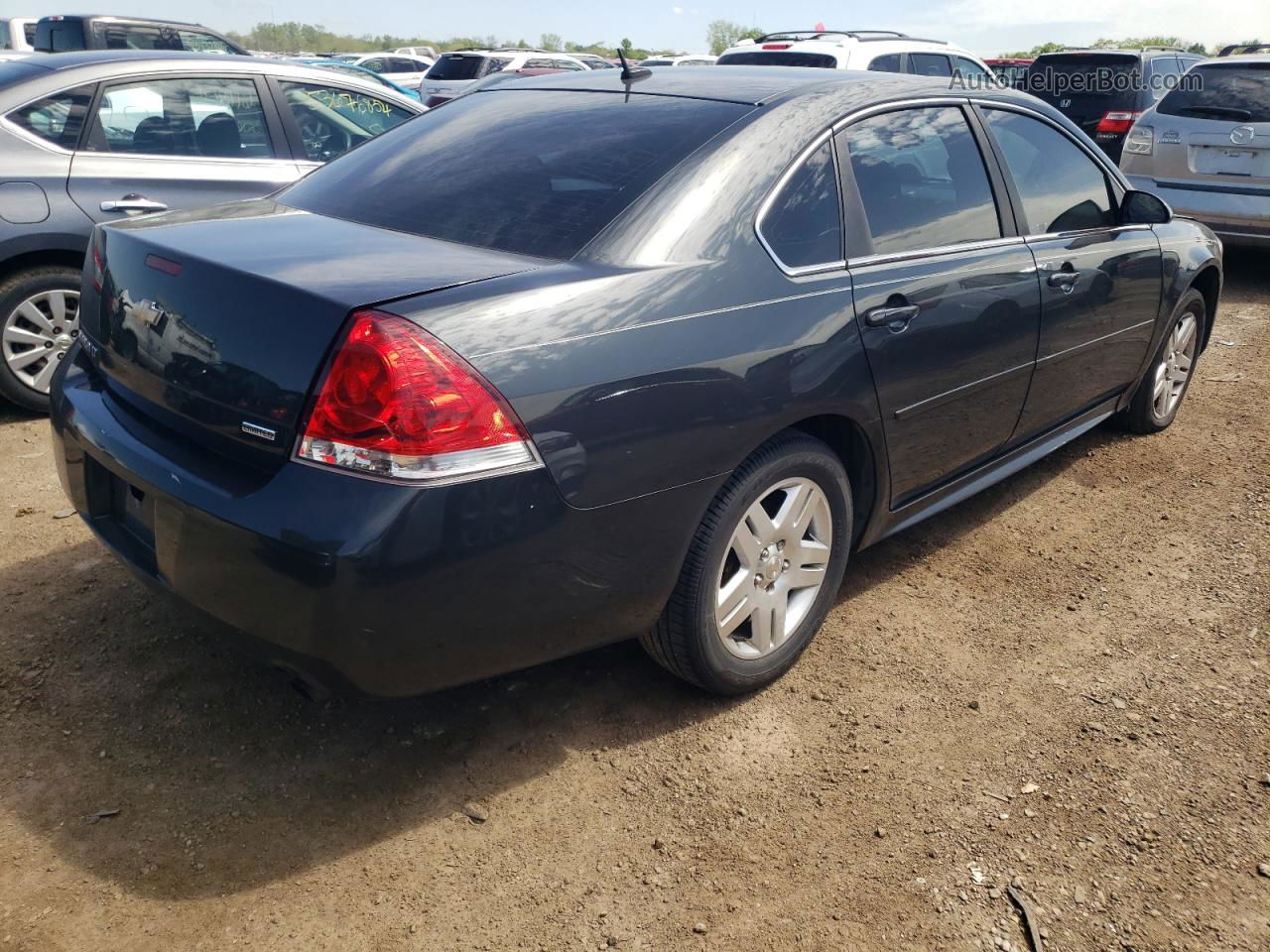 2016 Chevrolet Impala Limited Lt Charcoal vin: 2G1WB5E38G1185510