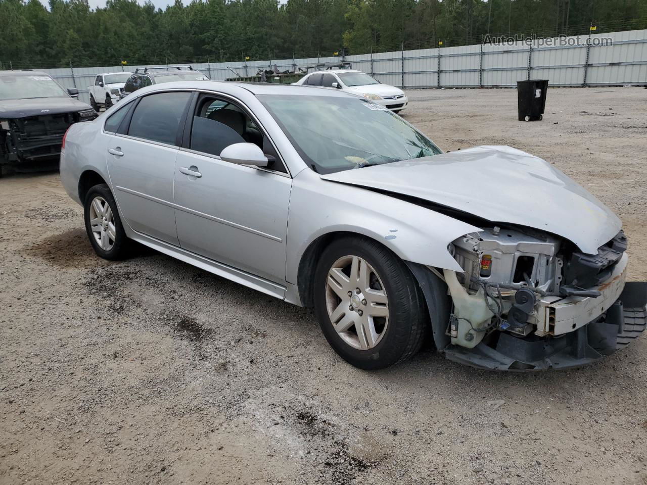 2014 Chevrolet Impala Limited Lt Silver vin: 2G1WB5E39E1115530