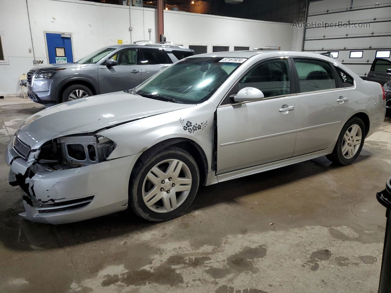 2014 Chevrolet Impala Limited Lt Silver vin: 2G1WB5E39E1125863