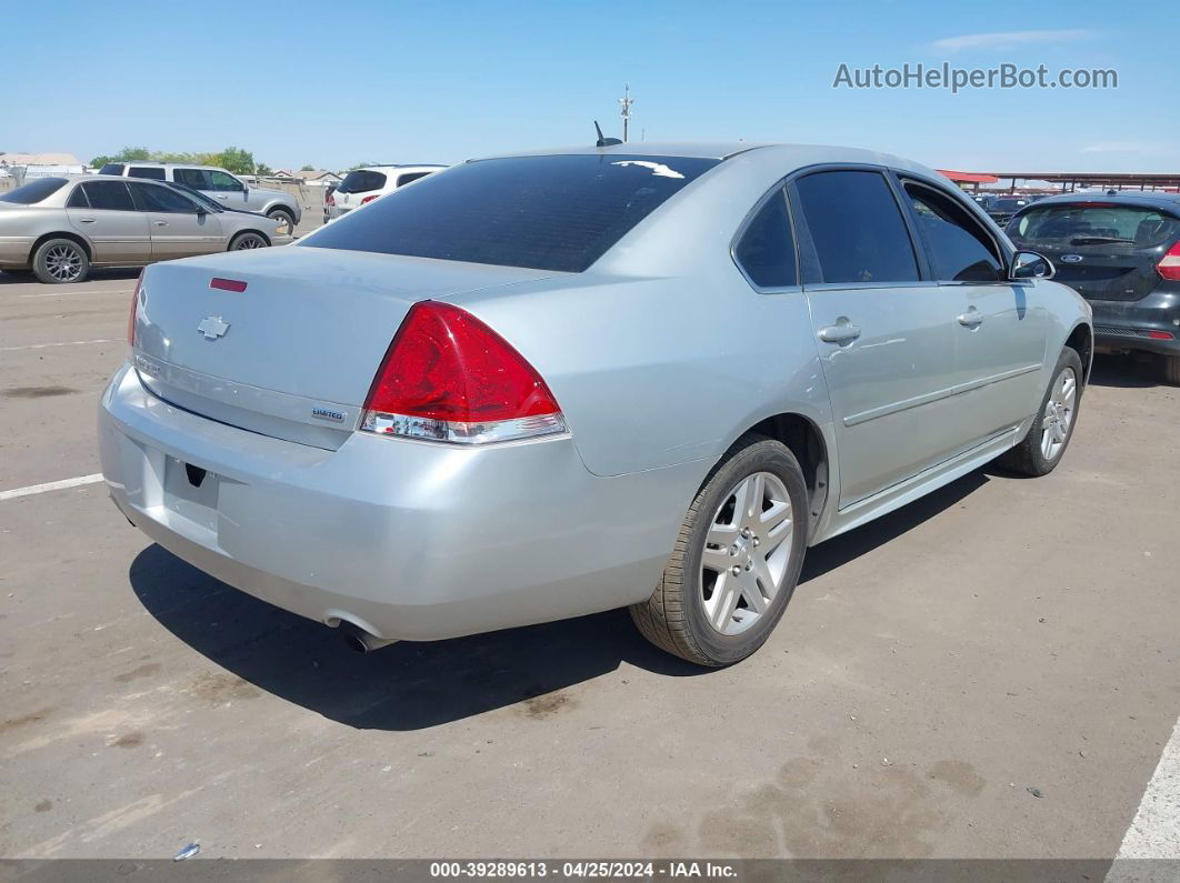 2016 Chevrolet Impala Limited Lt Silver vin: 2G1WB5E39G1118382